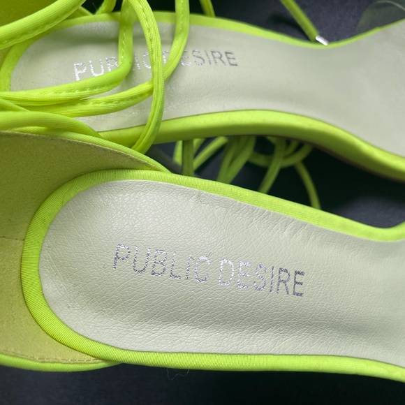 Tie Leg Neon Stiletto - Picture 7 of 7